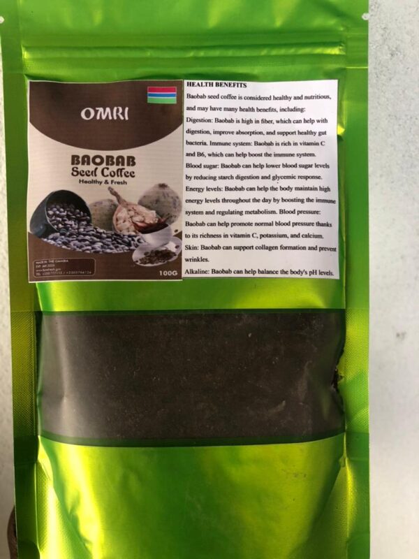 Omri baobab seed coffee